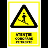 Indicator pentru atentie coborare pe trepte